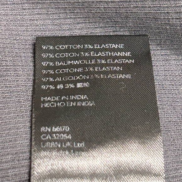 Anthropologie Maeve Rafaela Bow-Tie Tank, Charcoal Grey, Size Medium - Picture 8 of 9